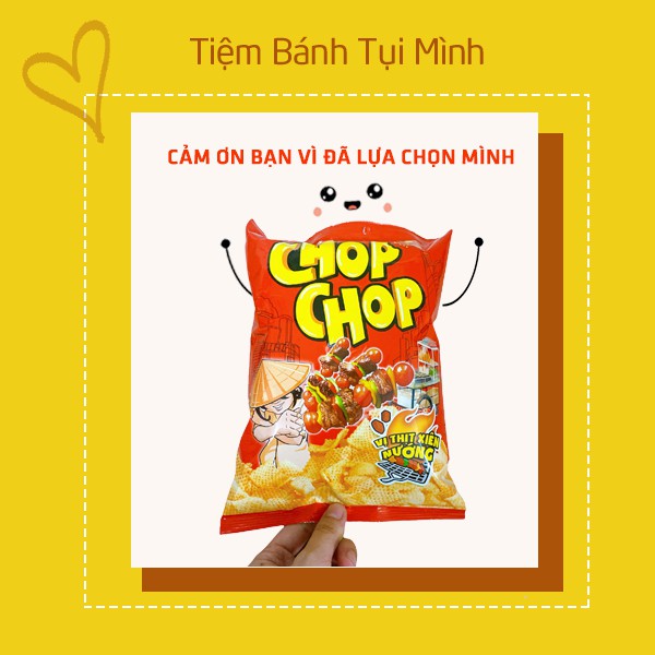 Bánh snack Chop Chop Vị thịt xiên nướng 36g