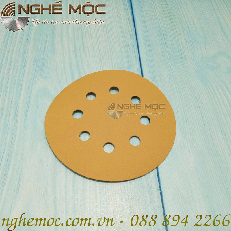 Giấy Nhám Tròn Đường Kính 125Mm Nghề Mộc
