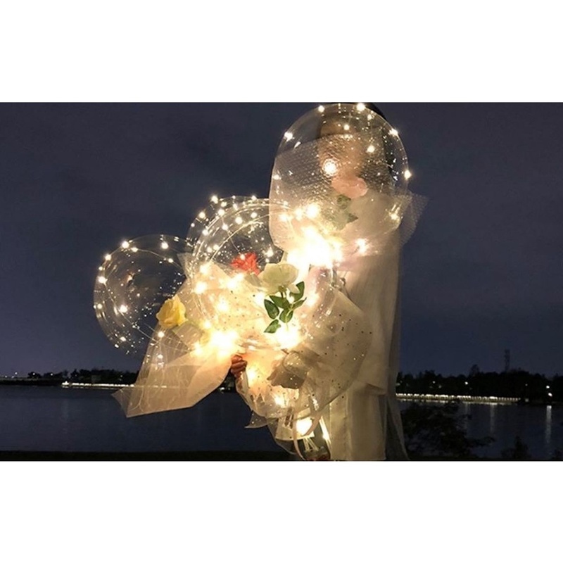 Bong Bóng Bơm Hơi Trong Suốt 36 / 24 / 18 Inch Dùng Trang Trí Tiệc Cưới / Sinh Nhật