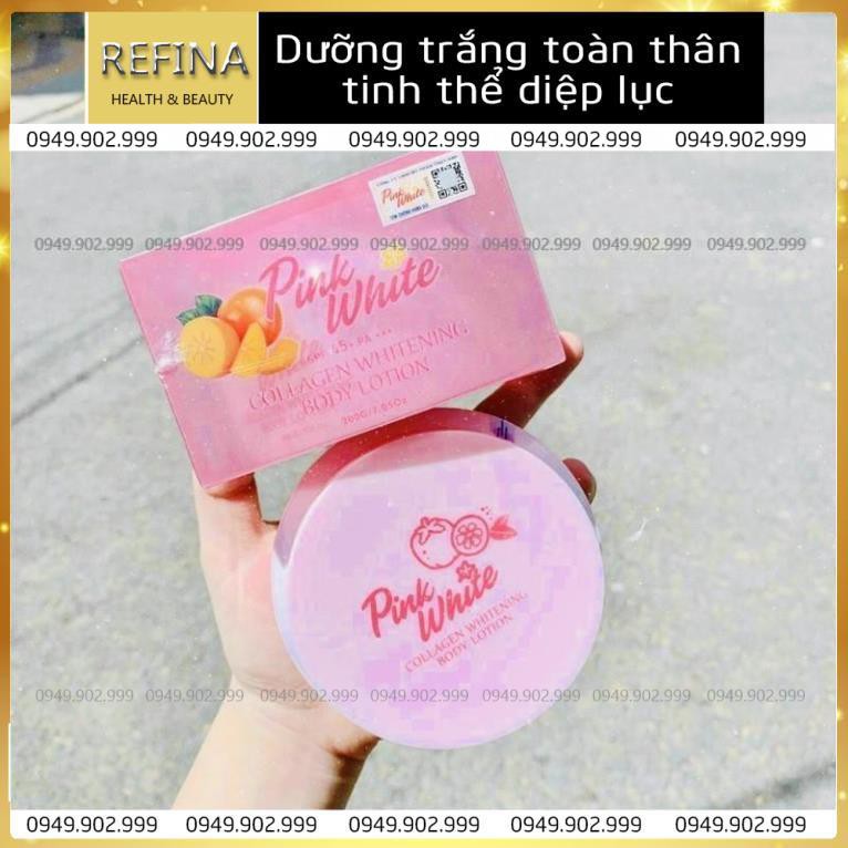 Kem Trắng Da Body Pink white💖FREE SHIP💖 collagen whitening