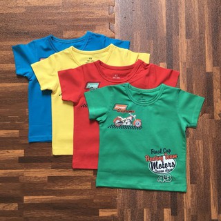 Áo thun cotton bé trai