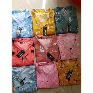 [ FREESHIP 50K ] - Bộ đồ Pijama lụa💖Bộ lụa gấm cộc-đùi cao cấp [hàng chuẩn kèm Video+ảnh thật]