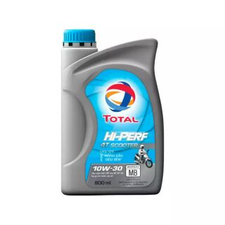 Nhớt xe tay ga Total HI-PERF 4T SCOOTER 10W30 0.8L