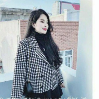 áo khoác dạ blazer dáng ngắn 2 lớp