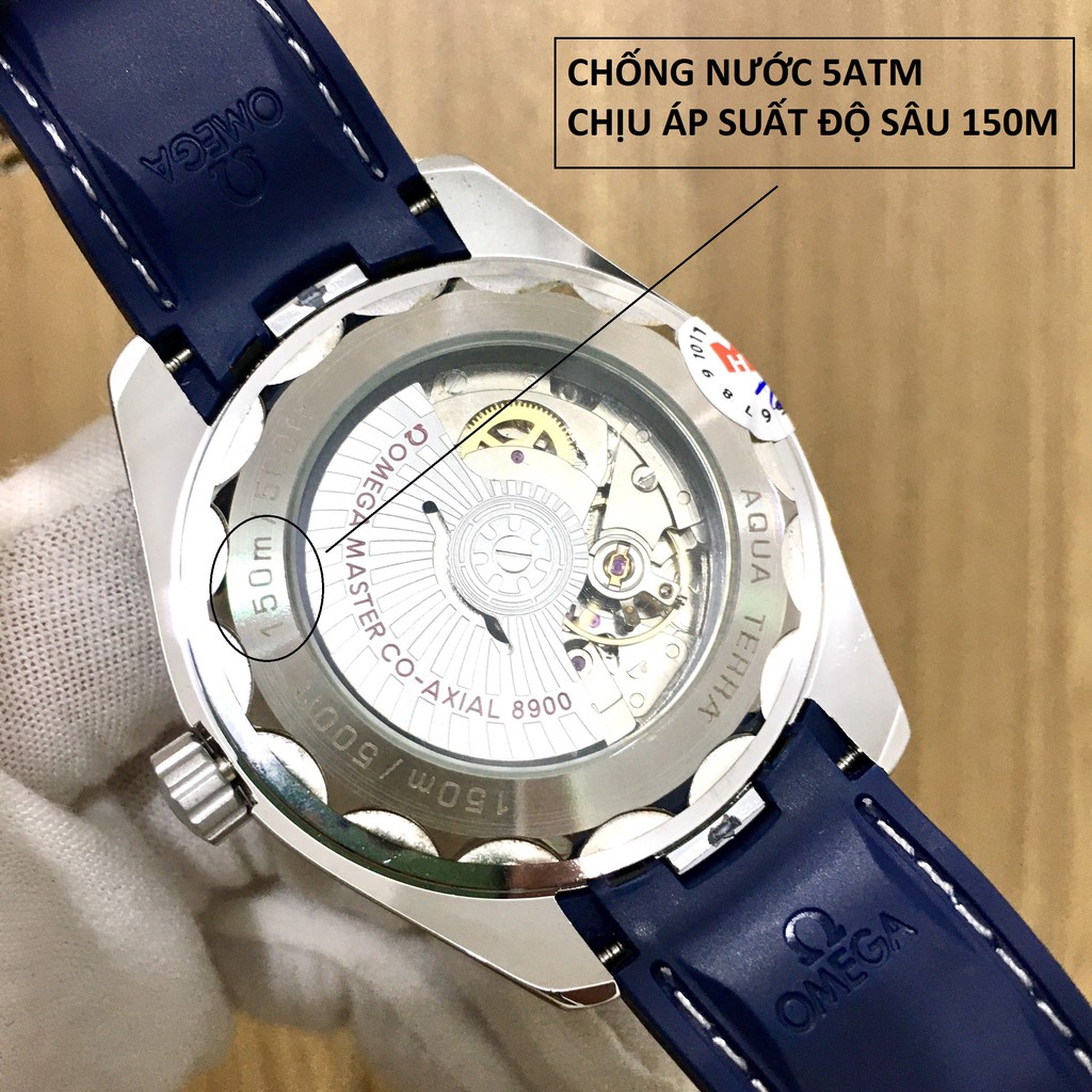 [Giá hủy diệt] [Ảnh thật]  Đồng Hồ Nam OMG xanh máy cơ automatic, mặt đá Sapphire chống xước, chống nước siêu tốt | BigBuy360 - bigbuy360.vn