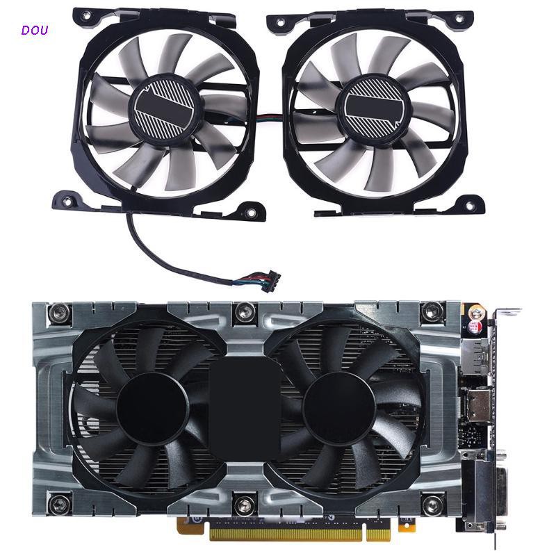 1 Cặp Quạt Làm Mát L196 8015pwm-4p Dc 12v 0.45a Dành Cho Máy Inno3D 260 Gtx 750ti Gtx660 Gtx 750