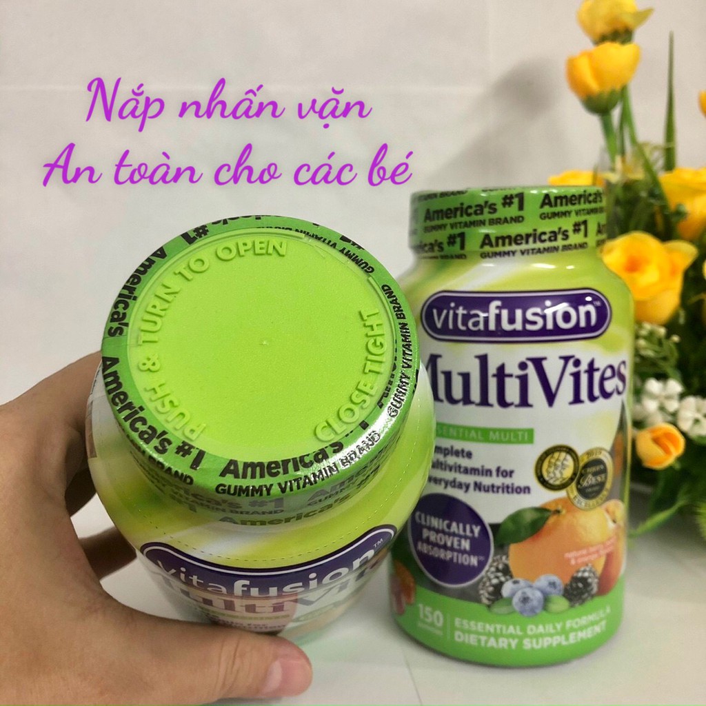 ❤ Sale Xả Kho [Date 9/2021] Kẹo dẻo Vitafusion Multivites 150 viên Mỹ (Nam/Nữ) | BigBuy360 - bigbuy360.vn