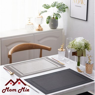 Tấm lót bàn ăn hai viền sang trọng - L015