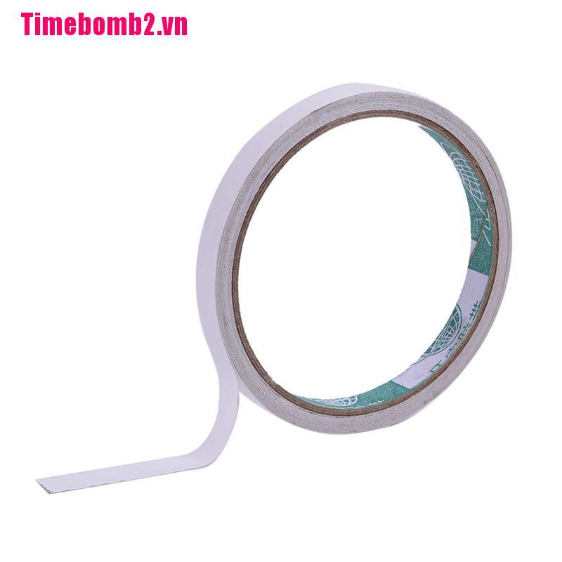 Cuộn Băng Keo Hai Mặt Màu Trắng Siêu Dính Dài 5M / 8M