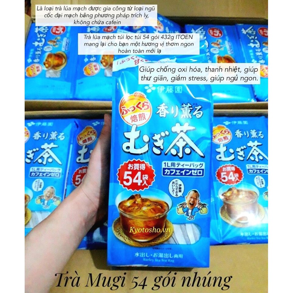 Trà Mugi 54 gói nhúng (mẫu mới)