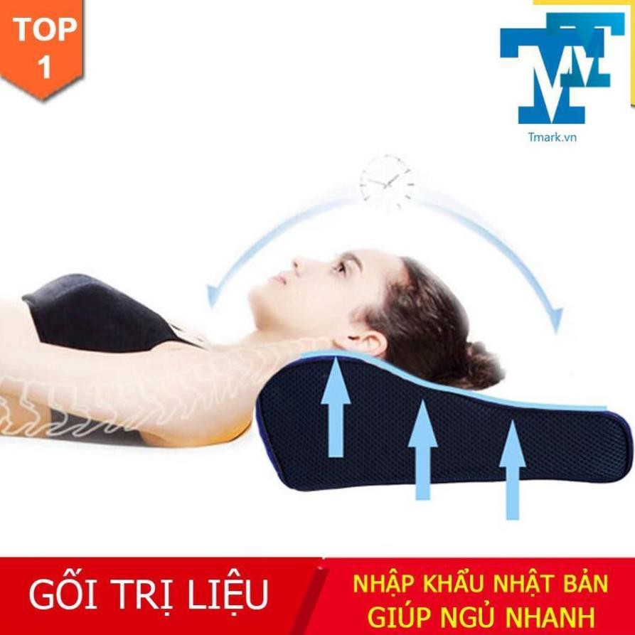 [GIẢM GIÁ SỐC] Gối NHẬT BẢN Chống Thoái Hóa Đốt Sống Cổ, Giúp Ngủ Nhanh, Hết Mất Ngủ, Chữa Ngáy Ngủ, Chống Trào Ngược