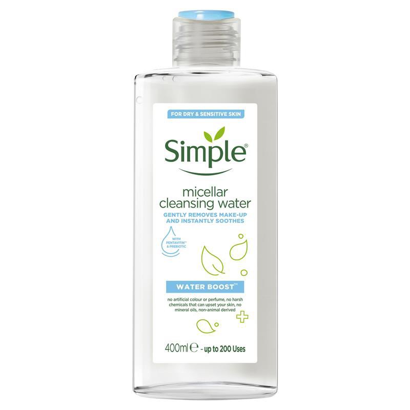 Nước Tẩy Trang Cấp Ẩm Simple Water Boost Micellar Water 200ml