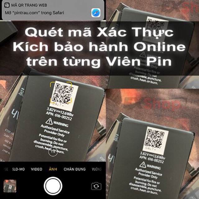 Pin IPHONE TAB PRO (Pin SIÊU Trâu) Siêu Trâu Siêu Bền - Bảo Hành 12 Tháng.