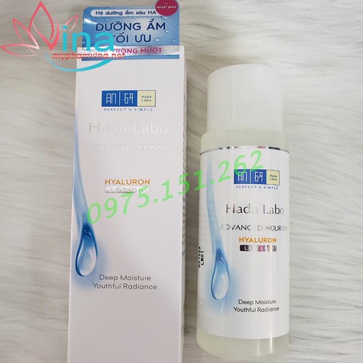 DUNG DỊCH DƯỠNG ẨM HADA LABO ADVANCED NOURISH HYALURON LOTION DÙNG CHO DA THƯỜNG VÀ DA KHÔ (170ML)