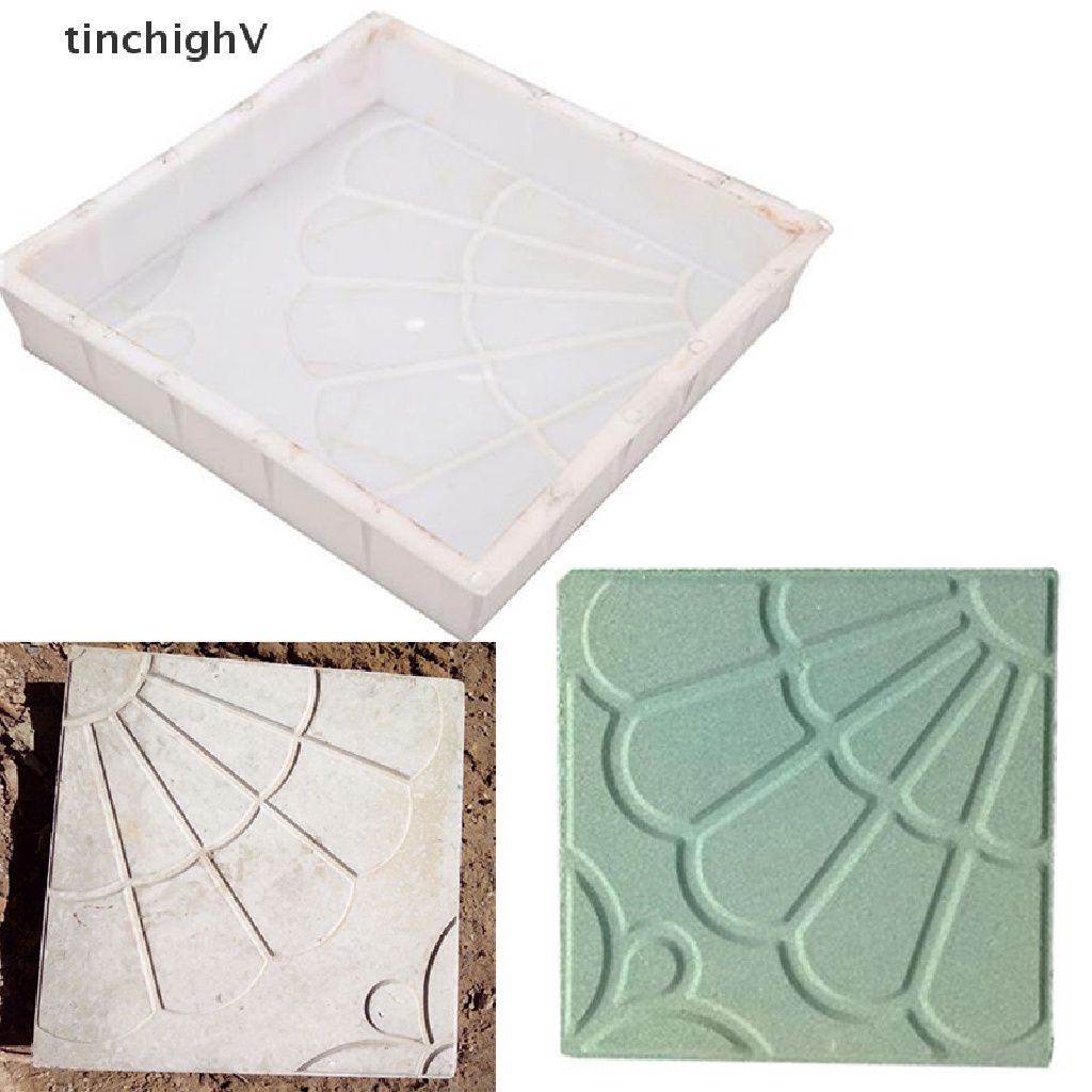 1 Khuôn Làm Gạch Lát Lối Đi Bằng Đá Xi Măng Trang Trí Sân Vườn DIY