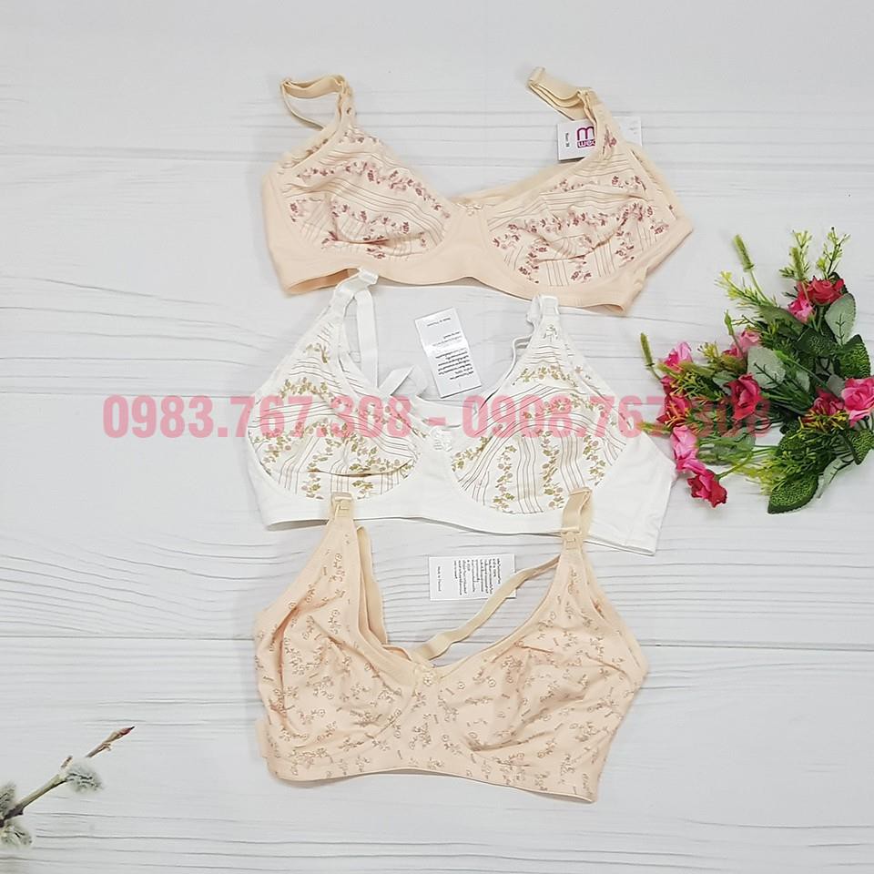 Áo Lót Thái Mở Ngực Cho Mẹ Bầu Và Sau Sinh - Không Đệm, Thoải Mái - BTT00513