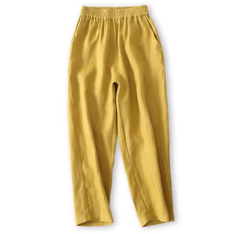 (Hàng xuất dư) Quần BAGGY chất đũi (linen) nữ, Thiết kế mới, Hàng đã về, Nhẹ nhàng, Thoải mái, Tự tin ra đường | BigBuy360 - bigbuy360.vn