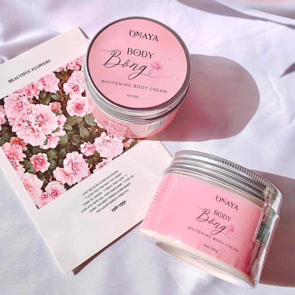 Kem Body Bông Onaya Trắng Da hũ 250gr công Nghệ Hàn Quốc - Vijully Store | BigBuy360 - bigbuy360.vn