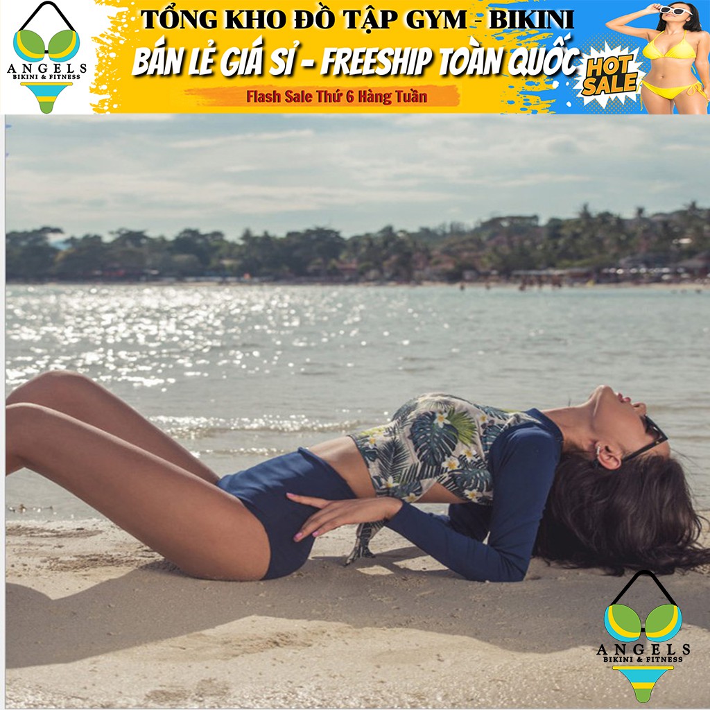 Bikini Bộ Đồ Bơi Hai Mảnh Dài Tay Hàng Nhập Cao Cấp BHN009 [ Giá Sỉ ] | BigBuy360 - bigbuy360.vn