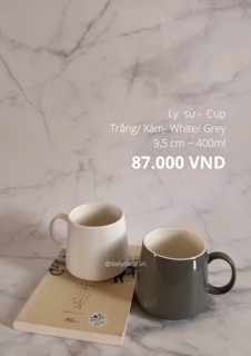 (Có sẵn) Ly sứ cao cấp