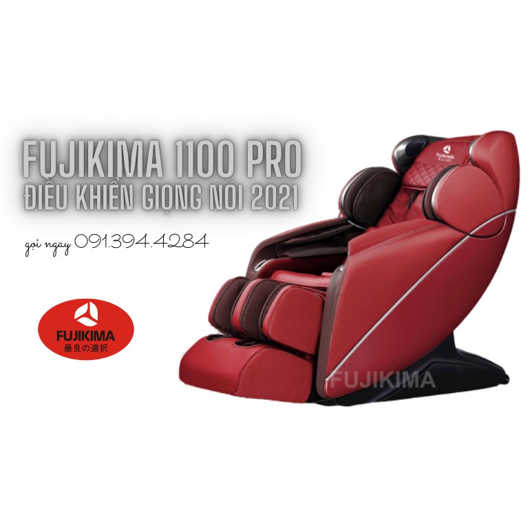 Ghế massage Fujikima FJ-1100 PRO điều khiển giọng nói tiếng Việt - phiên bản mới nhất 2021