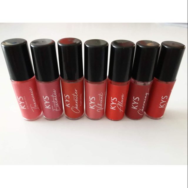 SON CHOCOLATE KYS ( LOẠI TEST) TRỌN BỘ 7 MÀU