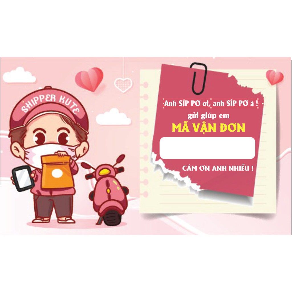 50 STICKER ANH SHIPPER 5X8CM