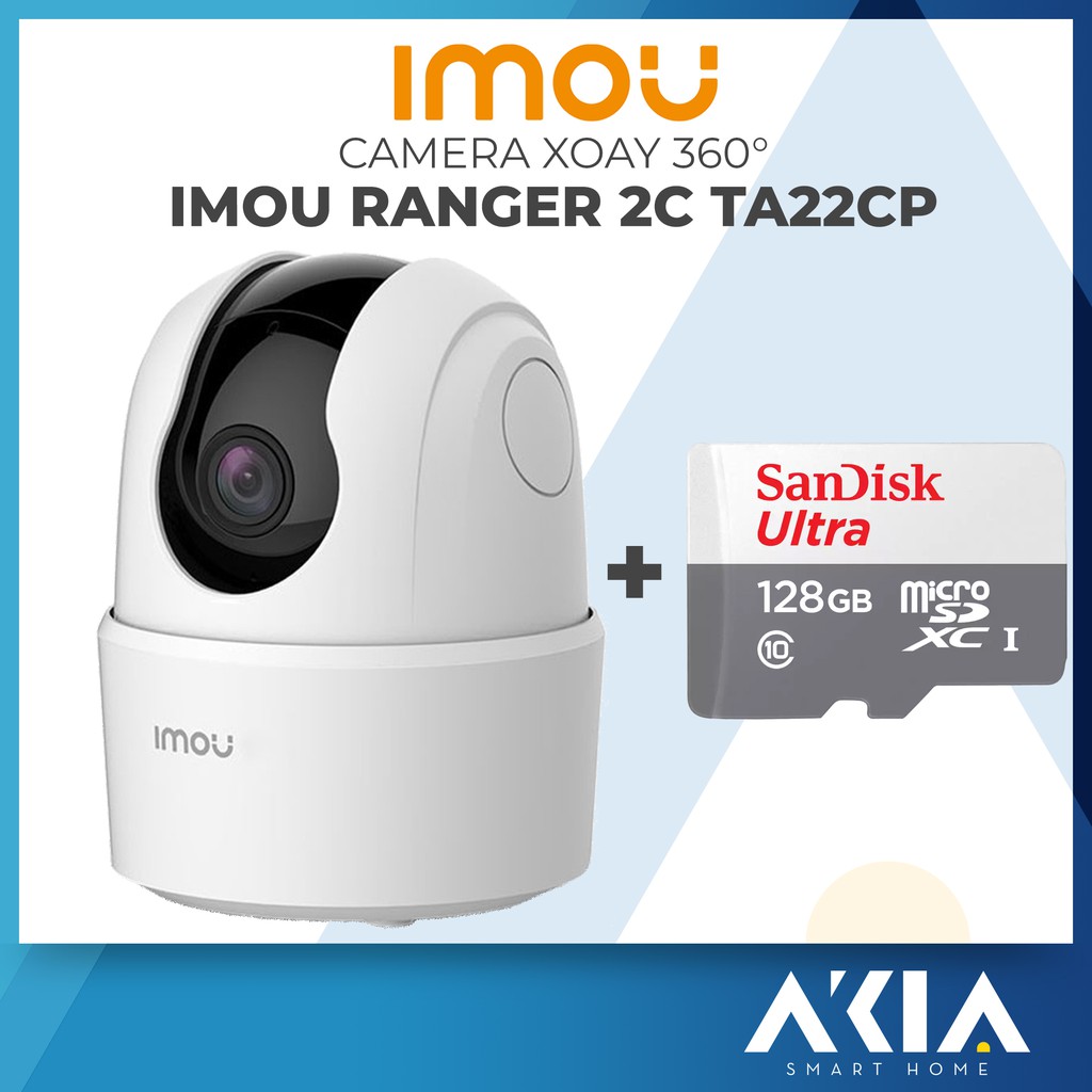 Camera Imou Ranger 2C - Camera wifi xoay, quan sát trẻ em, bảo vệ an nình , theo dõi chuyển động, đàm thoại 2 chiều