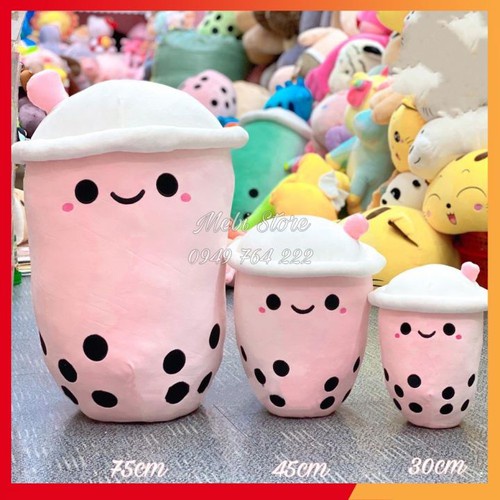 💝Siêu Rẻ 💝Gấu Bông Trà Sữa Cute Hai Màu Hồng Và Nâu