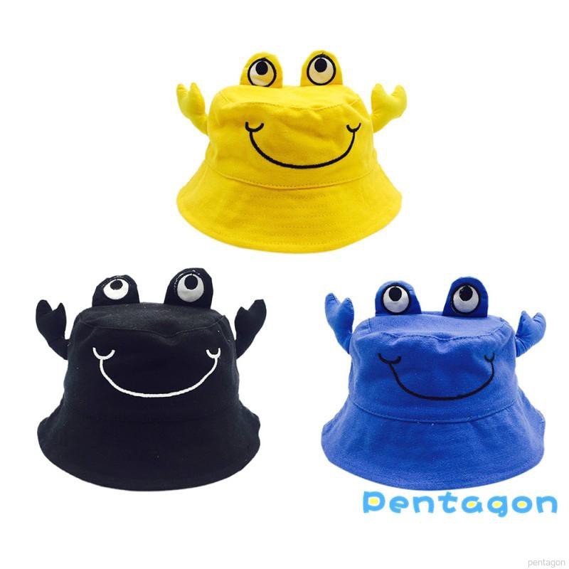 Mũ vành chống nắng in hình hoạt hình dễ thương cho bé