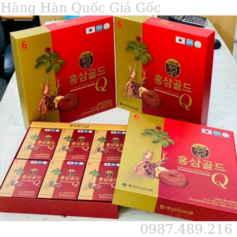 Nước hồng sâm đỏ Hàn quốc 6 năm tuổi
