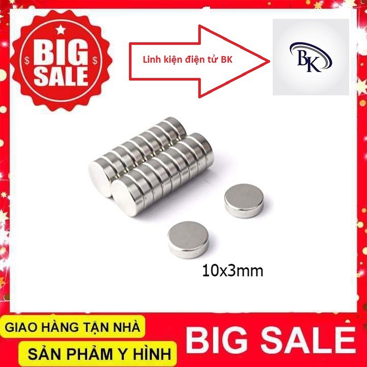 Nam Châm Đất Hiếm Tròn