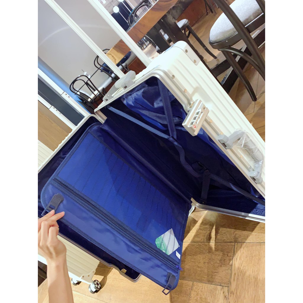 Vali khung nhôm khoá sập góc vuông B3V cao cấp