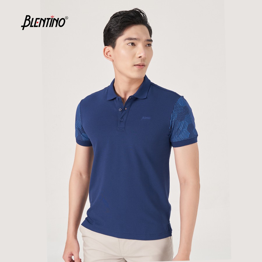 Blentino Áo polo thời trang nam, form dáng basic PL1121