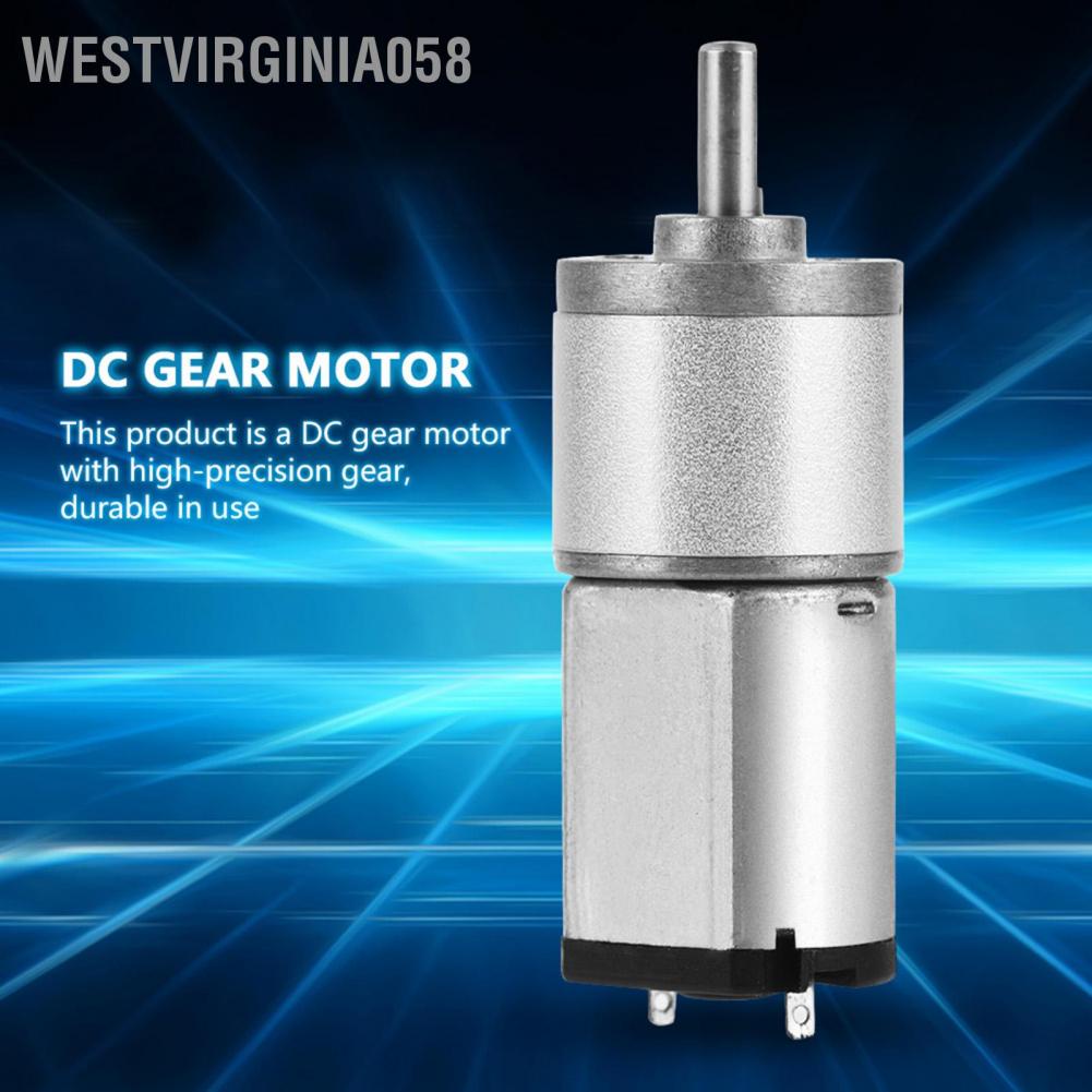 Westvirginia058 Động cơ bánh răng chính xác cao DC 6V / 12V 16GA030 cho Khóa điện tử xe thông minh