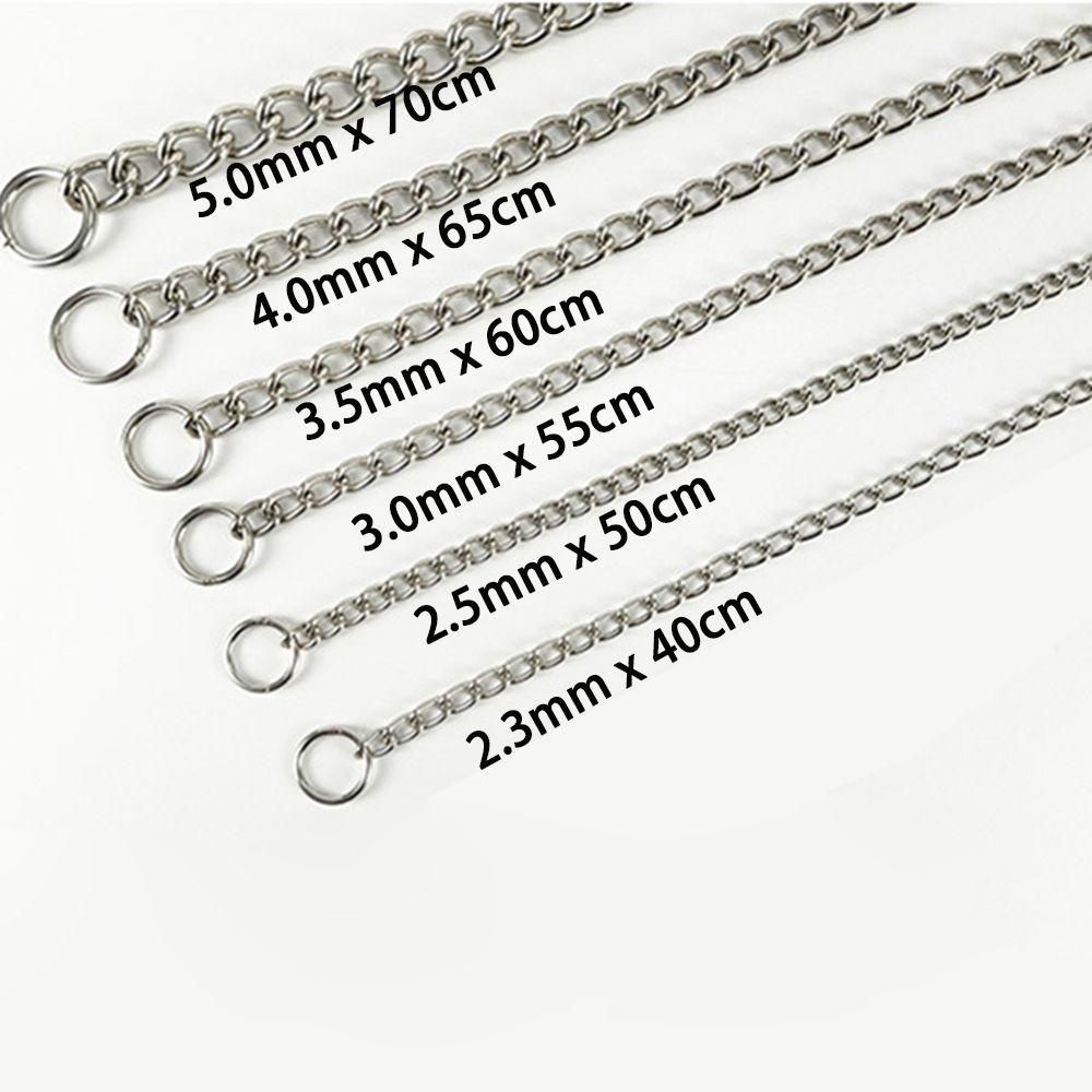 Vòng Cổ Bằng Thép Không Gỉ Chống Trượt Cho Thú Cưng