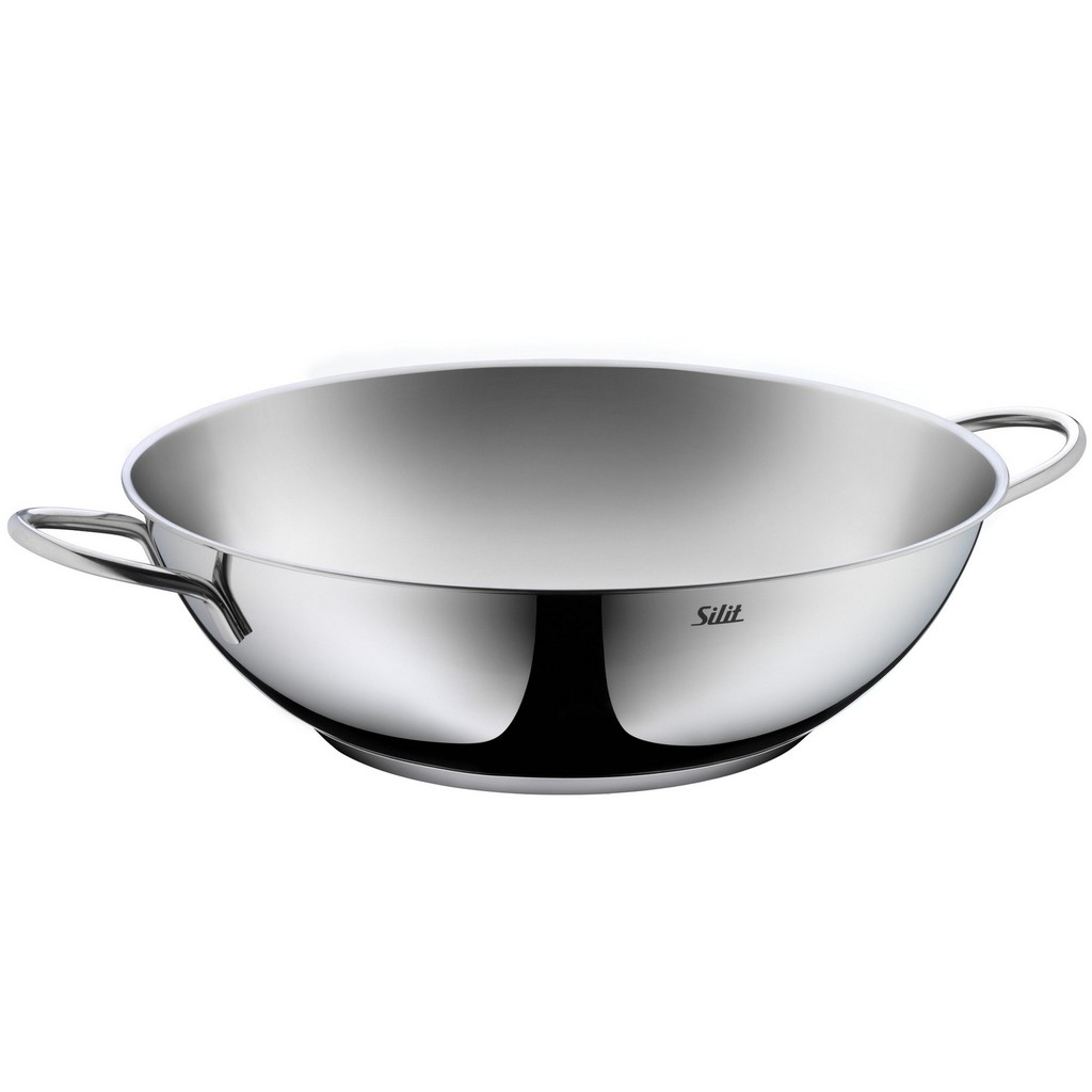 Chảo xào inox SILIT WOK 32cm - Hàng chính hãng Đức