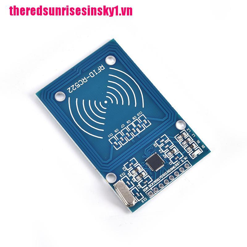 (3C) Mô Đun Cảm Biến Rfid-Rc522 Nfc Rf Ic Với 2 Tag Mfrc522 Dc 3.3v