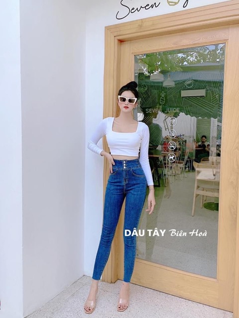 Áo kiểu nữ thun Borip dày dặn (có đệm ngực) | BigBuy360 - bigbuy360.vn