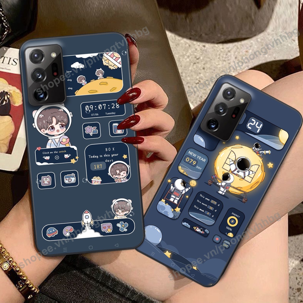 Ốp lưng Samsung Note 20 / Note 20 Plus / Note 20 Ultra / Note 20+ phi hành gia hoạt hình 3D cute giá rẻ