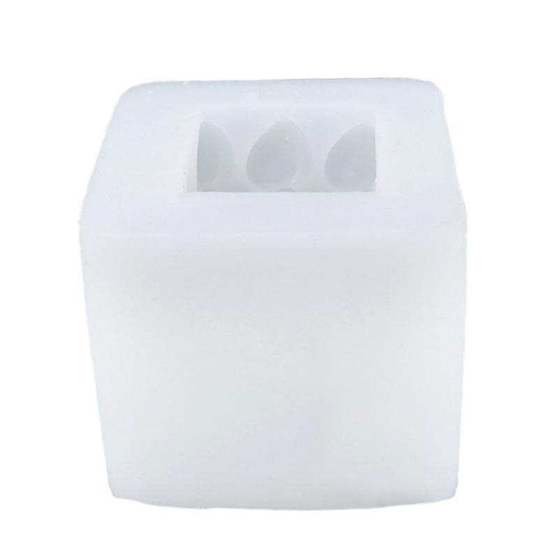 Khuôn Silicone Làm Nến Thủ Công Hình Vuông Ma Thuật