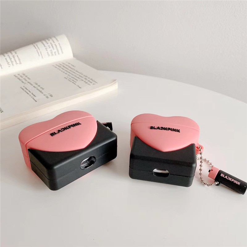 Case vỏ bao airpod Blackpink đựng tai nghe không dây airpod 2. i11 i12 i18 i100