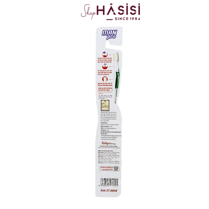 BÀN CHẢI  Lipzo Pro for Man ( Dành riêng cho nam giới).