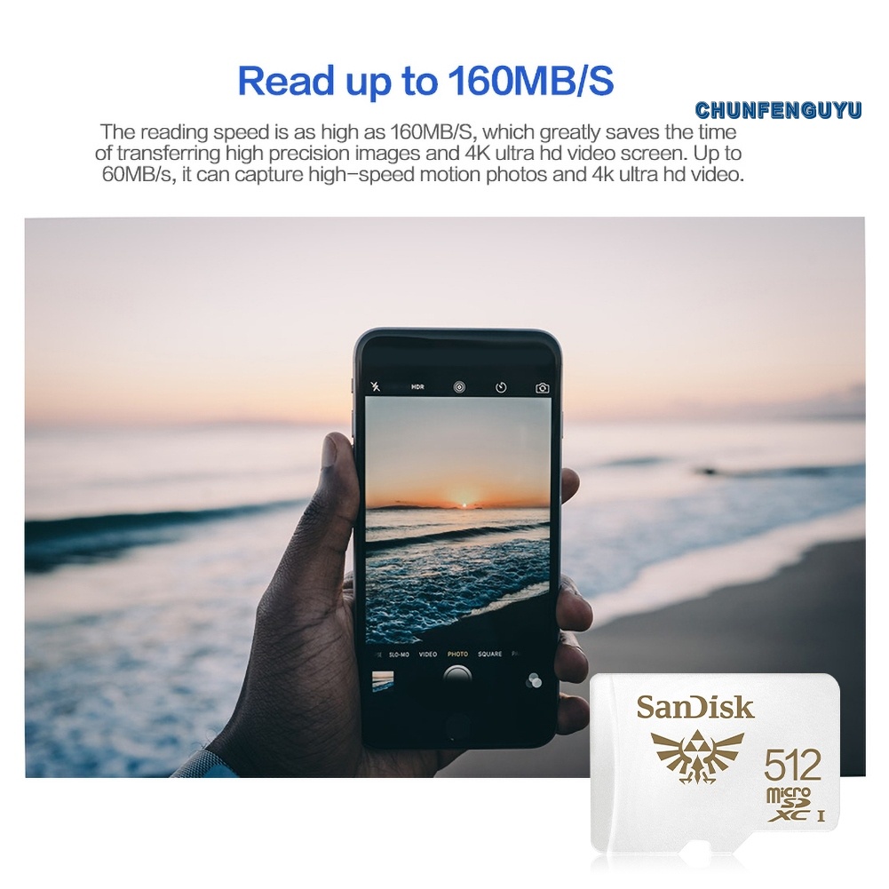 ♓Đầu Đọc Thẻ Nhớ Micro-SD / TF Tốc Độ Cao Chunfenguyu 512 / 1024GB | BigBuy360 - bigbuy360.vn