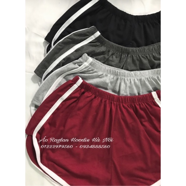 Quần running short 2 viền