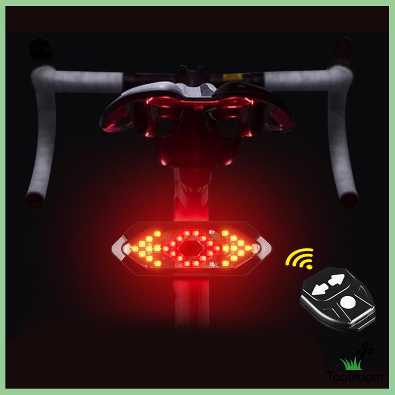 Đèn LED Xi Nhan Gắn Đuôi Xe Đạp Có Thể Sạc Lại