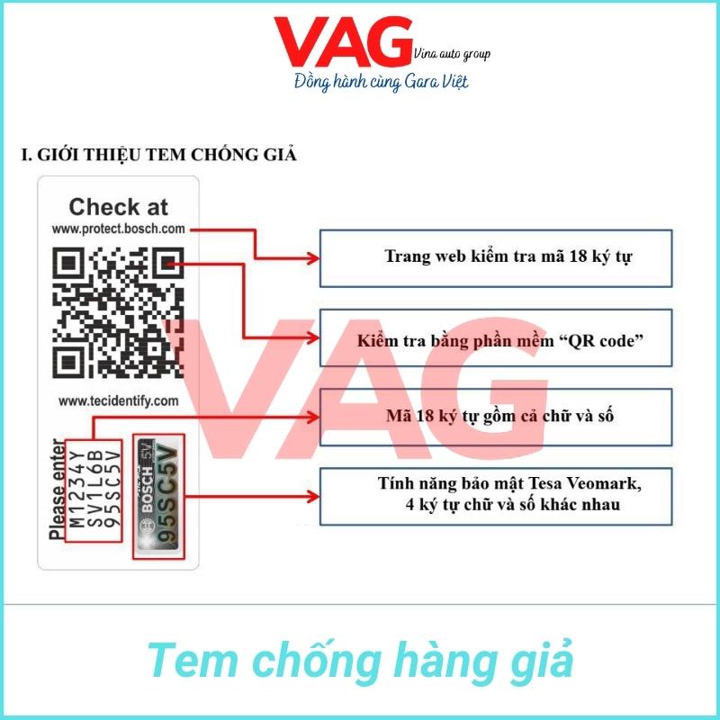 [BOSCH] Gạt Mưa Ô Tô Bosch Advantage Loại Thân Cứng Xương Sắt - size 14 đến 26