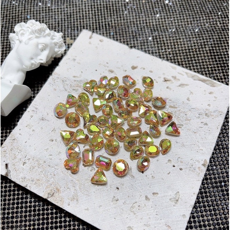 Đá khối mix size 50 viên- đá cao cấp- phụ kiện nail