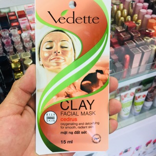 Vedet - Mặt Nạ Đất Sét 15ml ( dành cho da dầu/ da hỗn hợp)