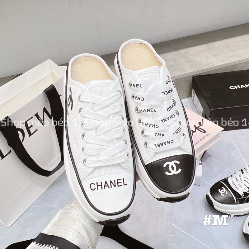 Giày sục thể thao cn mũi pha đế cao fullbox